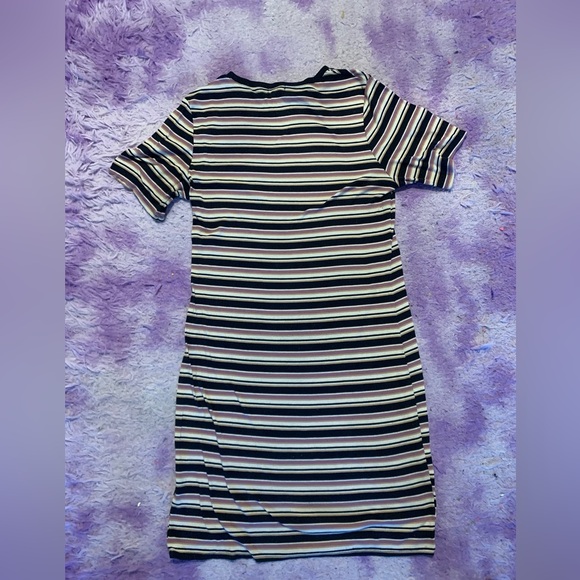 Purple striped dress - Picture 3 of 3
